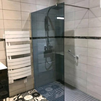 Création sdb renovation refection douche italienne baignoire